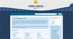 Desktop Screenshot of findlocal247.co.uk