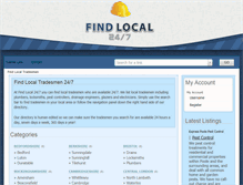 Tablet Screenshot of findlocal247.co.uk